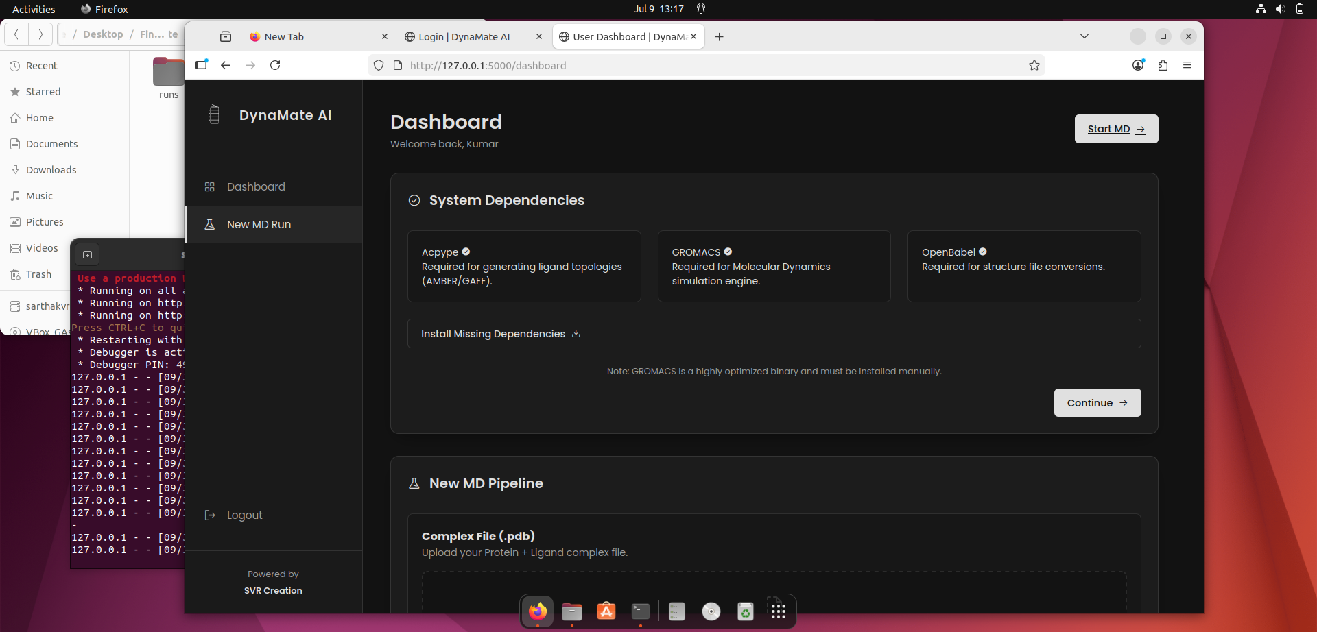 Check dependencies